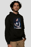 Afrojack Siyah Unisex Kapüşonlu Sweatshirt