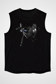 Afrojack Siyah Unisex Kolsuz Tişört
