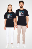 Afrojack Siyah Unisex Tişört T-Shirt - TişörtFabrikası