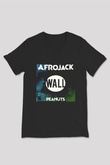 Afrojack Siyah Unisex V Yaka Tişört
