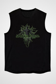 After The Burial Baskılı Unisex Siyah Kolsuz Tişört - Tshirt