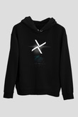 After The Burial Baskılı Unisex Siyah Kapüşonlu Sweatshirt