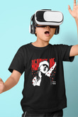 Against Me Baskılı Unisex Siyah Çocuk Tişört