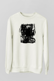 Against Me Beyaz Unisex Sweatshirt