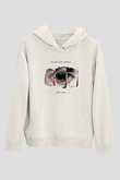 Against The Current Baskılı Unisex Beyaz Hoodie