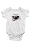 Against The Current Baskılı Unisex Beyaz Bebek Body - Zıbın