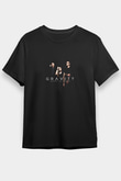 Against The Current Baskılı Unisex Siyah Tişört