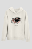 Against The Current Beyaz Unisex Kapüşonlu Sweatshirt