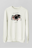 Against The Current Beyaz Unisex Sweatshirt