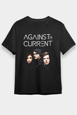 Against The Current Siyah Unisex Tişört T-Shirt - TişörtFabrikası