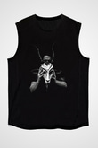 Agalloch Baskılı Unisex Siyah Kolsuz Tişört - Tshirt