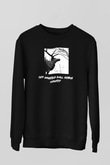 Agalloch Baskılı Unisex Siyah Sweatshirt