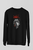 Agalloch Baskılı Unisex Siyah Sweatshirt