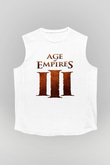 Age Of Empires Beyaz Unisex Kolsuz Tişört
