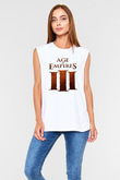 Age Of Empires Beyaz Unisex Kolsuz Tişört