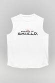 Agents of S.H.I.E.L.D. Beyaz Unisex Kolsuz Tişört