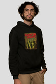 Agnostic Front Baskılı Unisex Siyah Hoodie