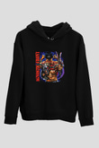 Agnostic Front Baskılı Unisex Siyah Hoodie