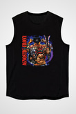 Agnostic Front Baskılı Unisex Siyah Kolsuz Tişört