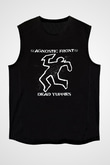 Agnostic Front Baskılı Unisex Siyah Kolsuz Tişört