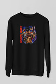 Agnostic Front Baskılı Unisex Siyah Sweatshirt