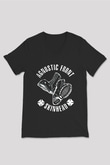 Agnostic Front Siyah Unisex V Yaka Tişört T-Shirt