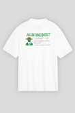 Agronomist Beyaz Unisex Tişört T-Shirt - TişörtFabrikası