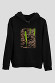 Agronomist Siyah Unisex Kapşonlu Sweatshirt