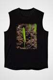 Agronomist Siyah Unisex Kolsuz Tişört