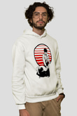 Aikido Beyaz Unisex Hoodie