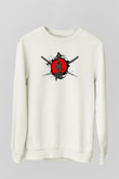 Aikido Beyaz Unisex Sweatshirt