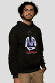 Aikido Siyah Unisex Kapüşonlu Sweatshirt