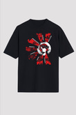 Aikido Siyah Unisex Oversize Tişört T-Shirt