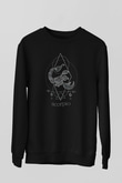 Akrep Burcu Baskılı Unisex Siyah Sweatshirt