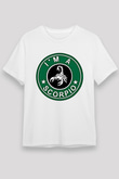 Akrep Burcu Unisex Baskılı Beyaz Tişört - Tshirt
