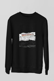 Akropolis Siyah Unisex Sweatshirt