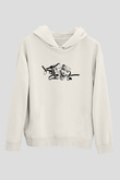 Aktör Beyaz Unisex Hoodie