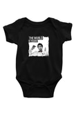 Al Pacino Baskılı Unisex Siyah Bebek Body - Zıbın