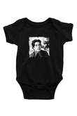 Al Pacino Baskılı Unisex Siyah Bebek Body - Zıbın