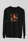 Al Pacino Baskılı Unisex Siyah Sweatshirt