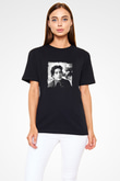 Al Pacino Baskılı Unisex Siyah Tişört
