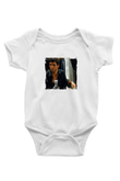 Al Pacino Unisex Baskılı Beyaz Bebek Body - Zıbın