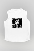 Al Pacino Unisex Baskılı Beyaz Kolsuz Tişört