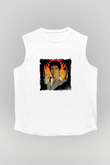 Al Pacino Unisex Baskılı Beyaz Kolsuz Tişört