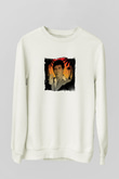 Al Pacino Unisex Baskılı Beyaz Sweatshirt