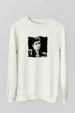 Al Pacino Unisex Baskılı Beyaz Sweatshirt