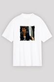 Al Pacino Unisex Baskılı Beyaz Tişört