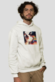Aladdin Beyaz Unisex Hoodie