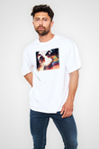 Aladdin Beyaz Unisex Oversize Tişört T-Shirt