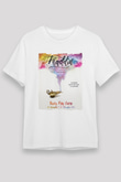 Aladdin Beyaz Unisex Tişört T-Shirt